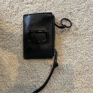 Marc Jacobs Black Leather Card Holder
